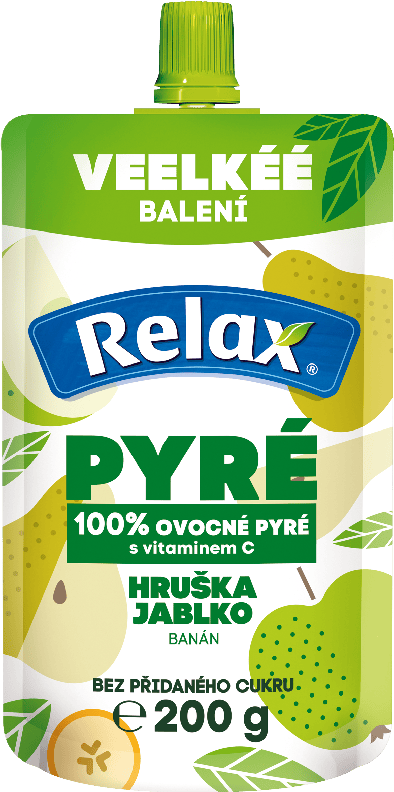 100% HRUŠKA – JABLKO - 100% ovocné pyré