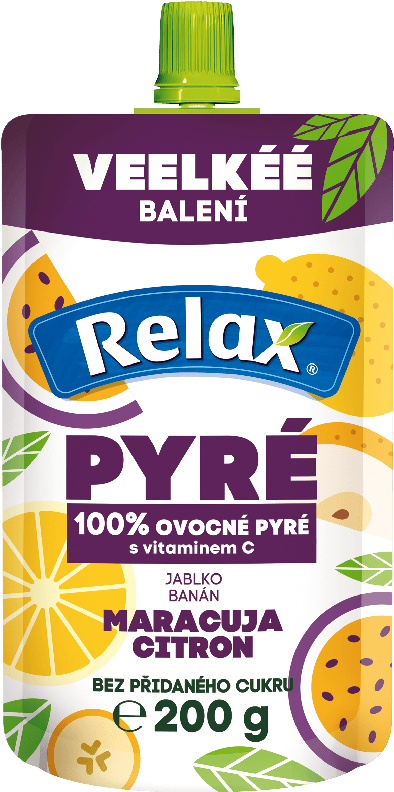 100% MARACUJA – CITRÓN - 100% ovocné pyré