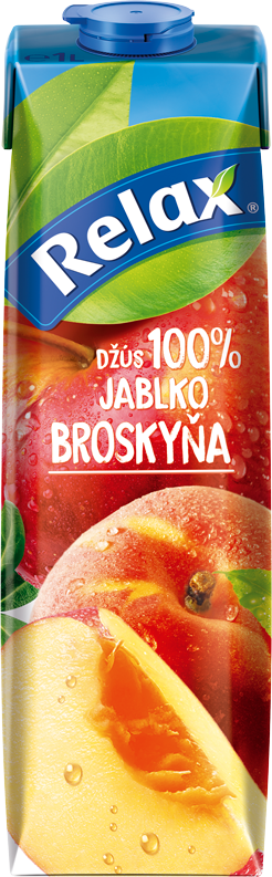 100% Jablko – broskyňa - DŽÚSY A NEKTÁRY