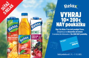 Zapoj sa do súťaže v sieti predajní TESCO a vyhraj poukážky do predajní NAY!