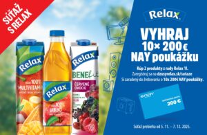 Zapoj sa do súťaže s TESCO a vyhraj poukážky do predajní NAY!